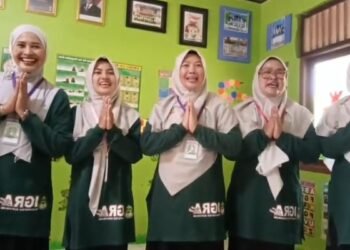 RA As-Sukandariyah Ciracap Deklarasi Bersama Sukseskan Gerakan Nasional Indonesia Berkiblat, Raih Apresiasi KUA Ciracap