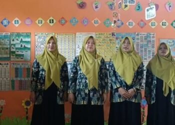 RA Nurul Ikhsan Ciracap Deklarasi Bersama Sukseskan Gerakan Nasional Indonesia Berkiblat, Raih Apresiasi KUA Ciracap