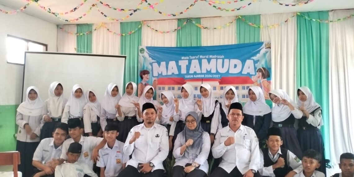 KUA Cikembar Sosialisasikan Indonesia Berkiblat dan BRUS kepada Peserta MATAMUDA MA Al-Khoiriyah