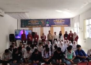 SMK Tirtayasa Ciracap Deklarasikan Dukungan Gerakan Nasional Indonesia Berkiblat, KUA Ciracap Perkuat Sinergi
