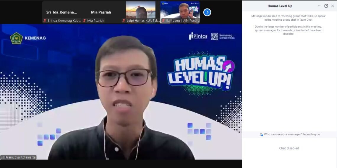 Humas Kemenag Kabupaten Sukabumi Tingkatkan Kompetensi Videografi melalui Humas Level Up