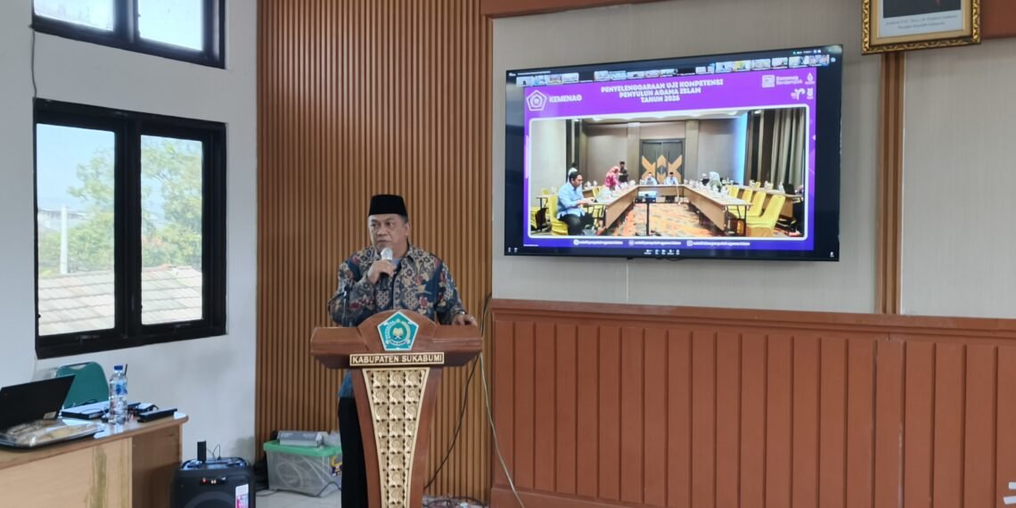 Arahan Kepala Kemenag Sukabumi Jadi Penyemangat, 32 Penyuluh Agama Islam Ikuti Uji Kompetensi Jabatan Fungsional