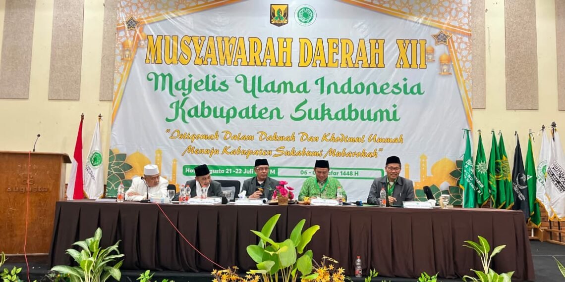 Kepala KUA Nagrak Pimpin Sidang Pleno MUSDA XII MUI, KH. E. Fatahilah Nadziri Terpilih Pimpin MUI Kabupaten Sukabumi