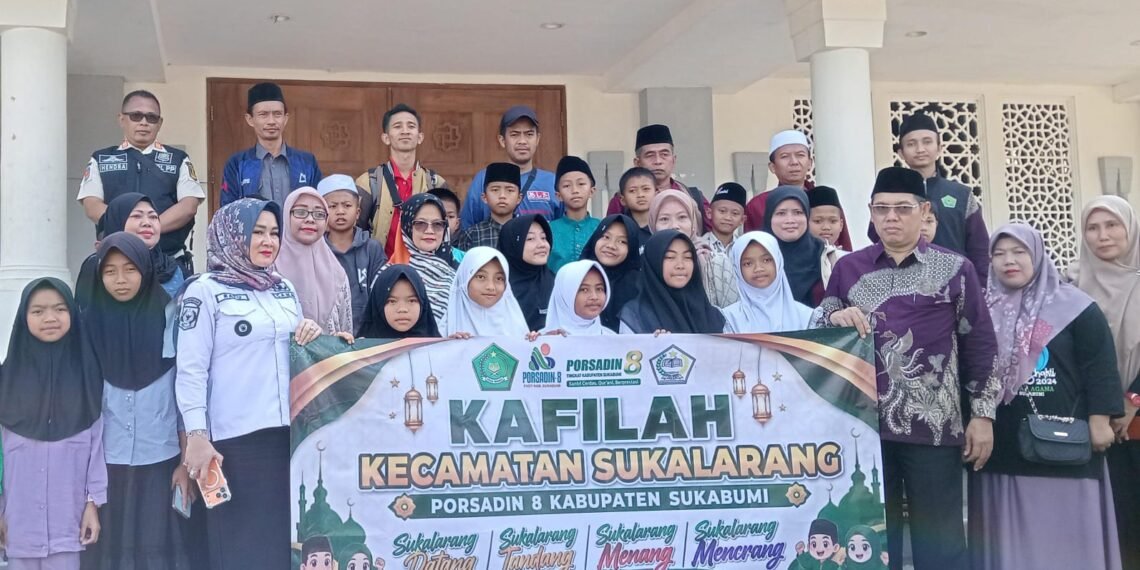 KUA Sukalarang Lepas Kontingen PORSADIN, Siap Harumkan Nama Kecamatan di Tingkat Kabupaten