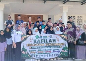 KUA Sukalarang Lepas Kontingen PORSADIN, Siap Harumkan Nama Kecamatan di Tingkat Kabupaten