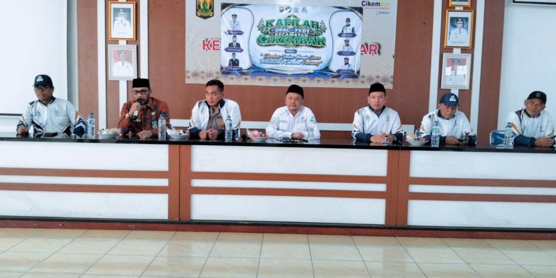 KUA Cikembar Lepas Kontingen DPAC FKDT Menuju PORSADIN VIII Kabupaten Sukabumi