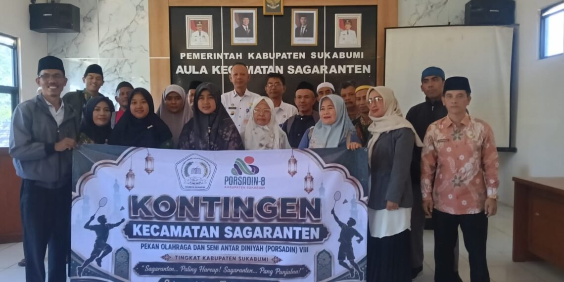 Kepala KUA Sagaranten Dampingi Kontingen PORSADIN Menuju Tingkat Kabupaten Sukabumi