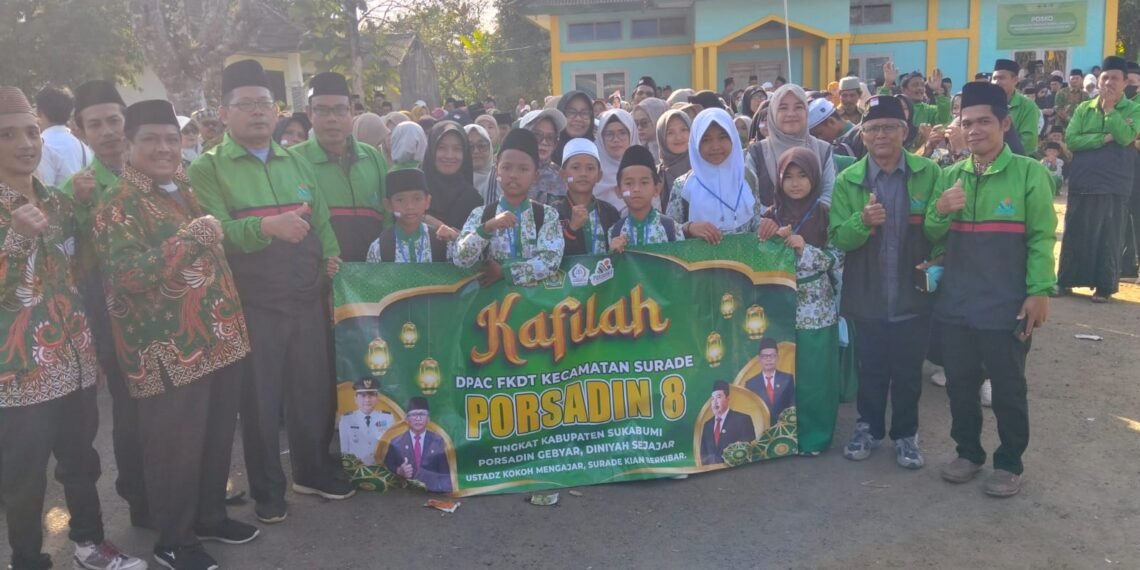 KUA Surade Dampingi Kafilah PORSADIN VIII, Kepala KUA Ajak Santri Jadikan Kompetisi sebagai Sarana Belajar