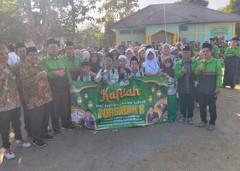 KUA Surade Dampingi Kafilah PORSADIN VIII, Kepala KUA Ajak Santri Jadikan Kompetisi sebagai Sarana Belajar