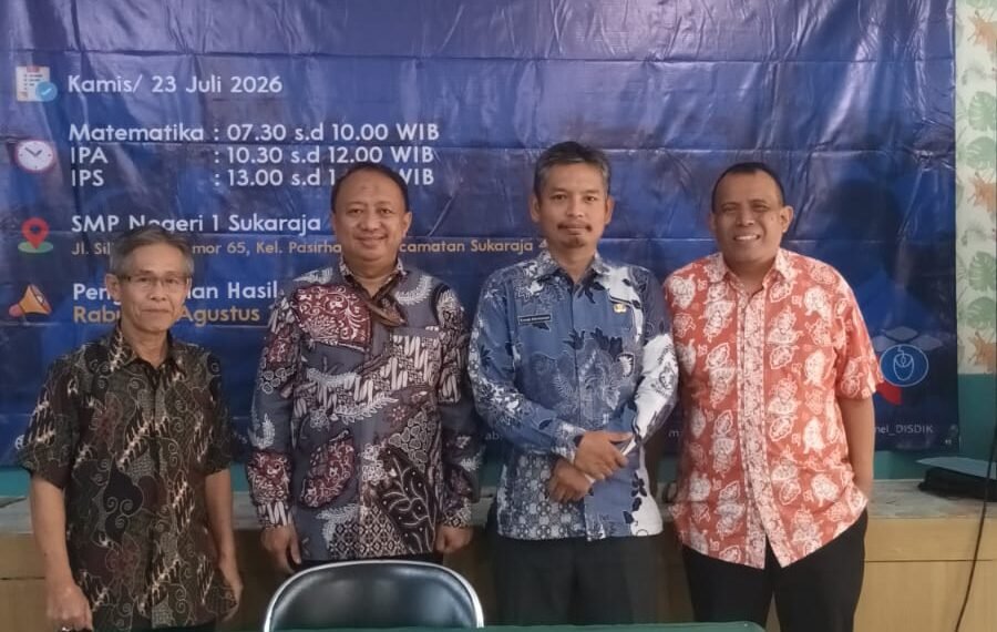 Kemenag Kabupaten Sukabumi Pantau Pelaksanaan OSN Tingkat Provinsi Jenjang SMP/MTs