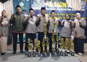 Kolaborasi Berbuah Prestasi, Cicantayan Raih Gelar Juara Umum PORSADIN VIII