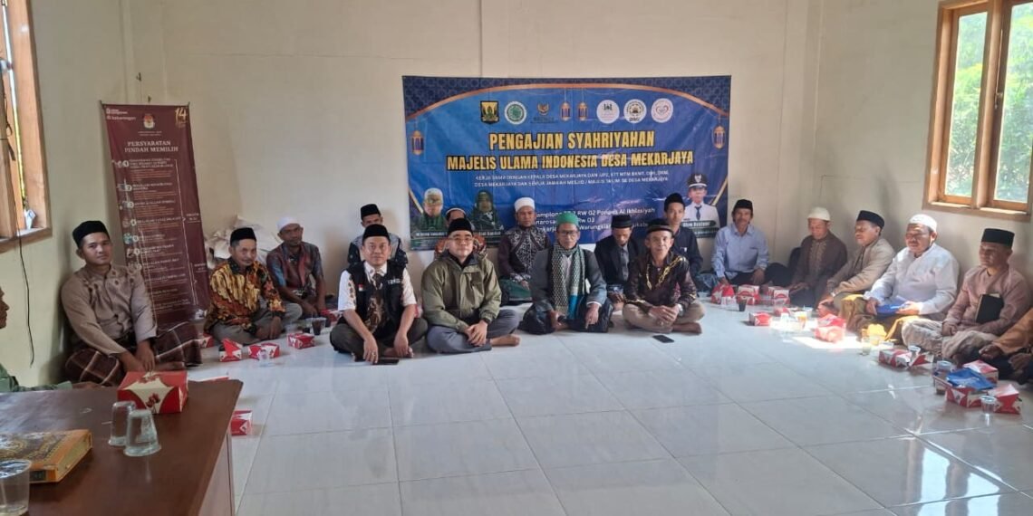 Sinergi Ulama dan Umaro Menguat dalam Syahriyahan MUI Desa Mekarjaya Warungkiara