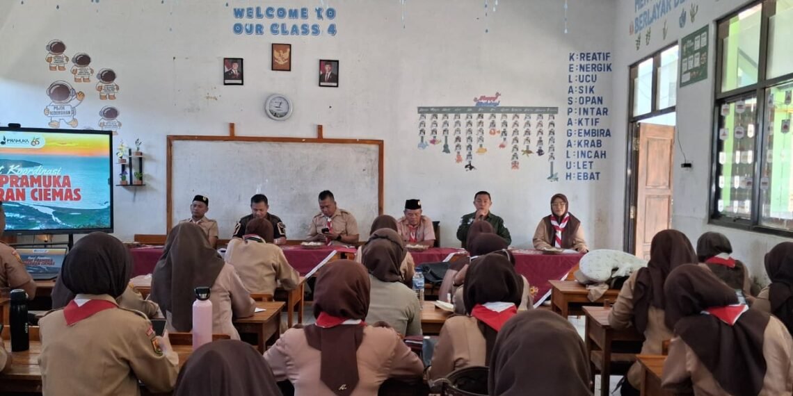 Pengawas Madrasah Hadiri Rapat Koordinasi Persiapan Perkemahan HUT Pramuka Tingkat Kwaran Ciemas