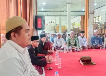 Perkuat Ukhuwah dan Sinergi Keagamaan, Penyuluh KUA Surade Hadiri Syahriahan Al Manshuriyah