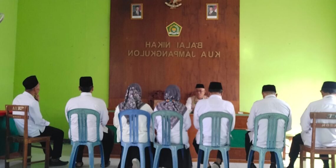 NGOPAK Awal Pekan, KUA Jampangkulon Perkuat Layanan SKT Majelis Taklim dan Matangkan Program Kerja