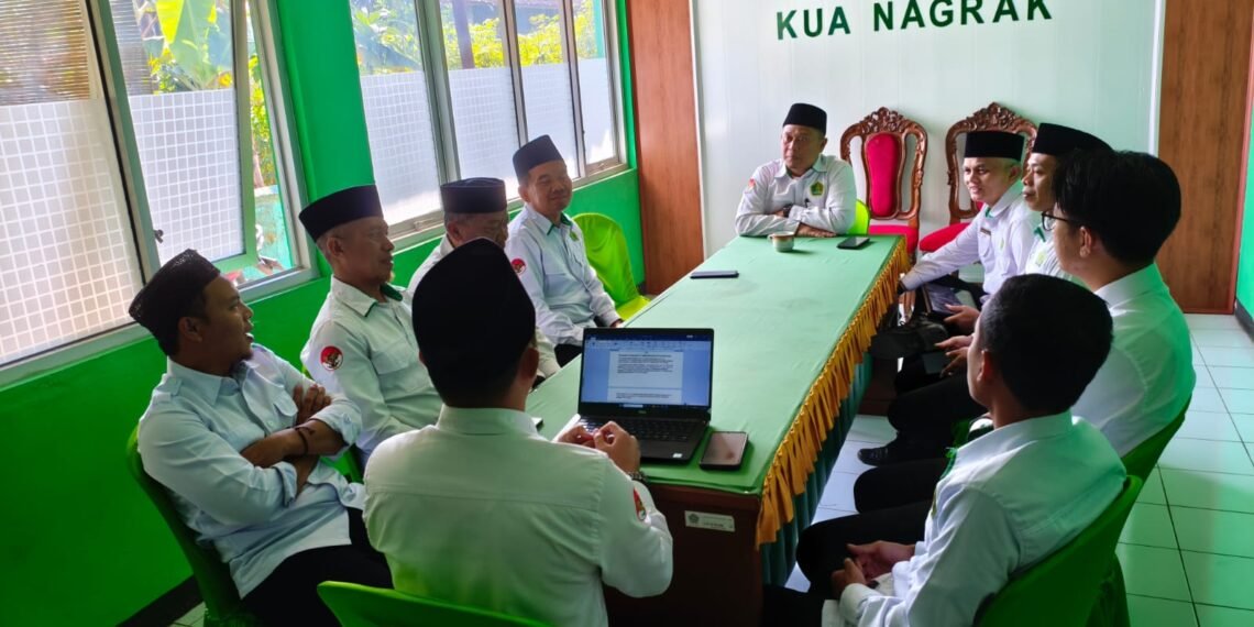 Kepala KUA Nagrak Pimpin Evaluasi Kinerja, Perkuat Disiplin dan Kualitas Pelayanan Publik