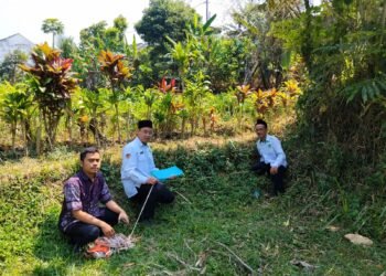 Penyuluh Agama Islam KUA Cidahu Laksanakan Verifikasi Lapangan Tanah Wakaf Yayasan Rashid Madaniya