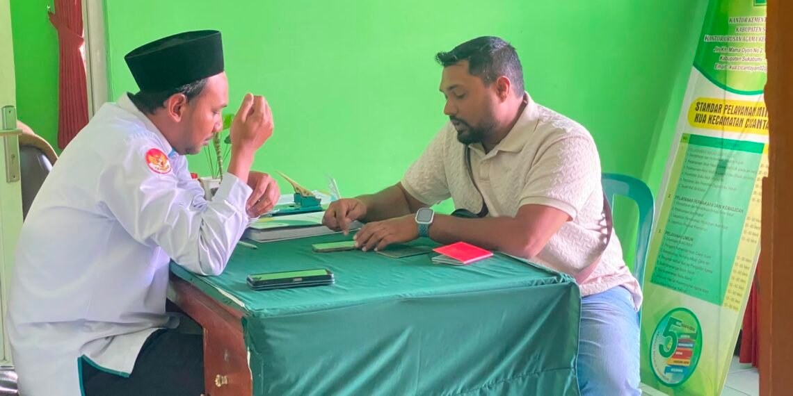 KUA Cicantayan Berikan Konsultasi Legalitas Pernikahan WNI dengan Warga Negara Maladewa