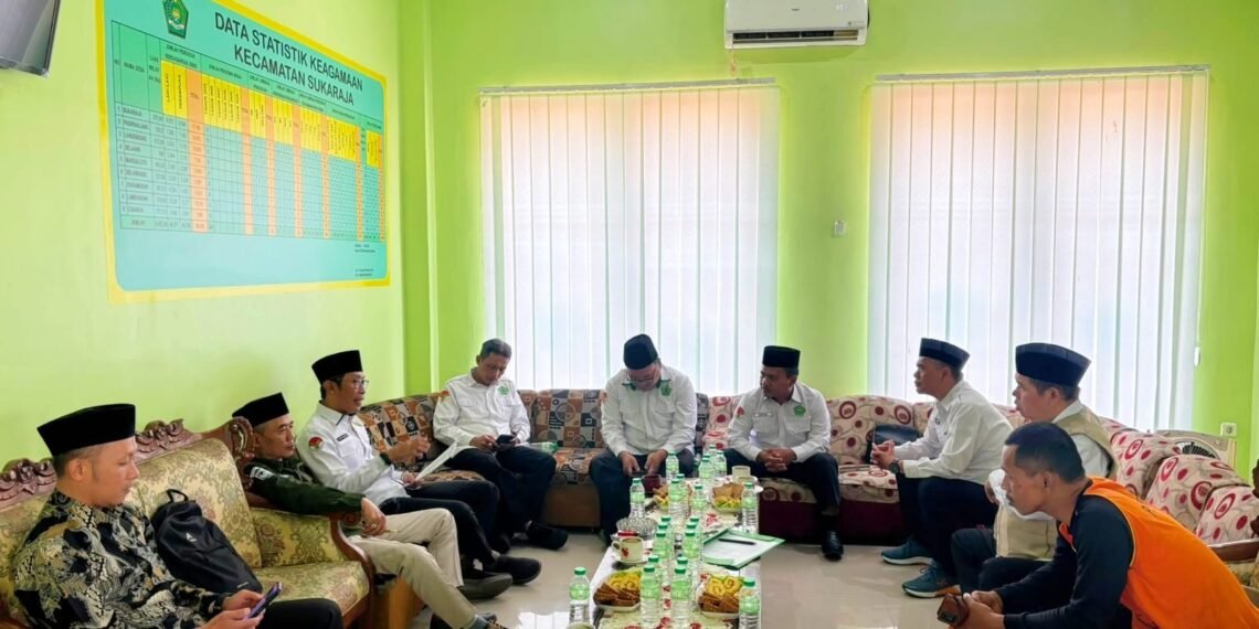 KUA Sukaraja Jadi Tuan Rumah Rakor Persiapan Pembentukan Ranting Saka Amal Bakti