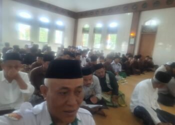 Kepala KUA Jampangkulon dan MUI Pimpin Khotmil Qur’an Syahriahan, Satukan 604 Jemaah di Masjid Besar Mihrobul Muslimin