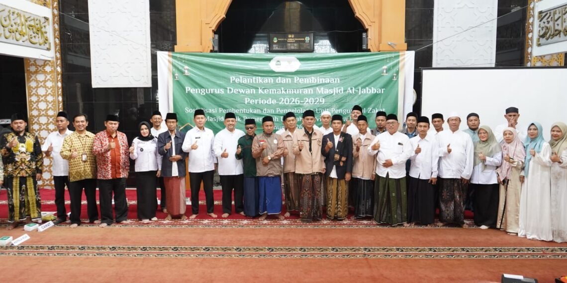Pemprov Jabar Lantik Pengurus DKM Masjid Al Jabbar Cimangkok Periode 2026–2029