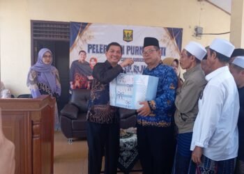 Kepala KUA Surade Hadiri Pelepasan Purna Bakti Camat Surade, Sampaikan Doa dan Apresiasi