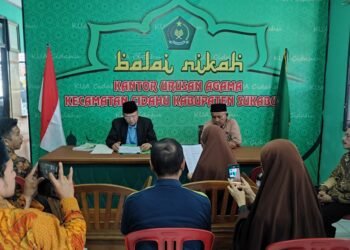Kepala KUA Cidahu Pimpin Ikrar Wakaf Tanah Yayasan Al-Muawanah