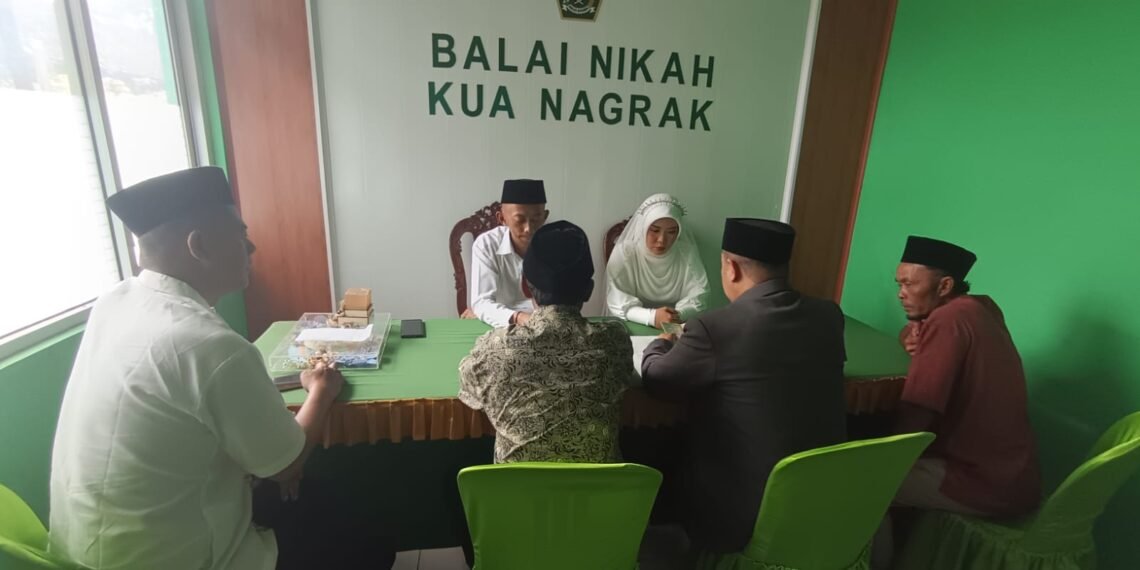 Nikah di KUA Nagrak, Khidmat, Sah, dan Terlayani dengan Sepenuh Hati