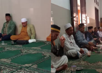 Syahriahan Tingkat Kecamatan Perkuat Sinergi Ulama dan Umara, KUA Gegerbitung Sosialisasikan Indonesia Berkiblat