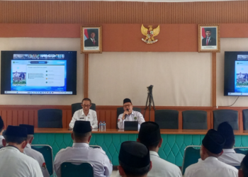 Sesi Kedua Pembinaan, Kasi Bimas Islam Kemenag Kabupaten Sukabumi Perkuat Sosialisasi Program Indonesia Berkiblat