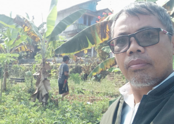 Penyuluh Agama Islam KUA Cibadak Lakukan Verifikasi Lapangan Tanah Wakaf untuk Pemakaman