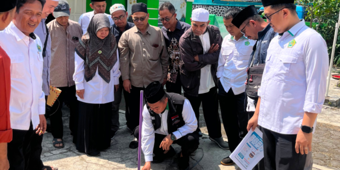 KUA Cisaat Gelar Sosialisasi dan Simulasi Gerakan Nasional Indonesia Berkiblat
