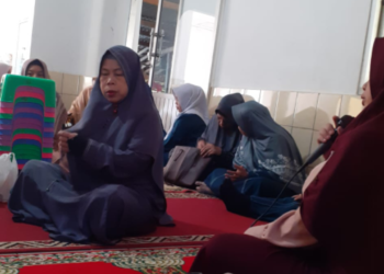 Bimluh Penyuluh KUA Cibadak Perkuat Sosialisasi Gerakan Nasional Indonesia Berkiblat kepada Jamaah Majelis Taklim
