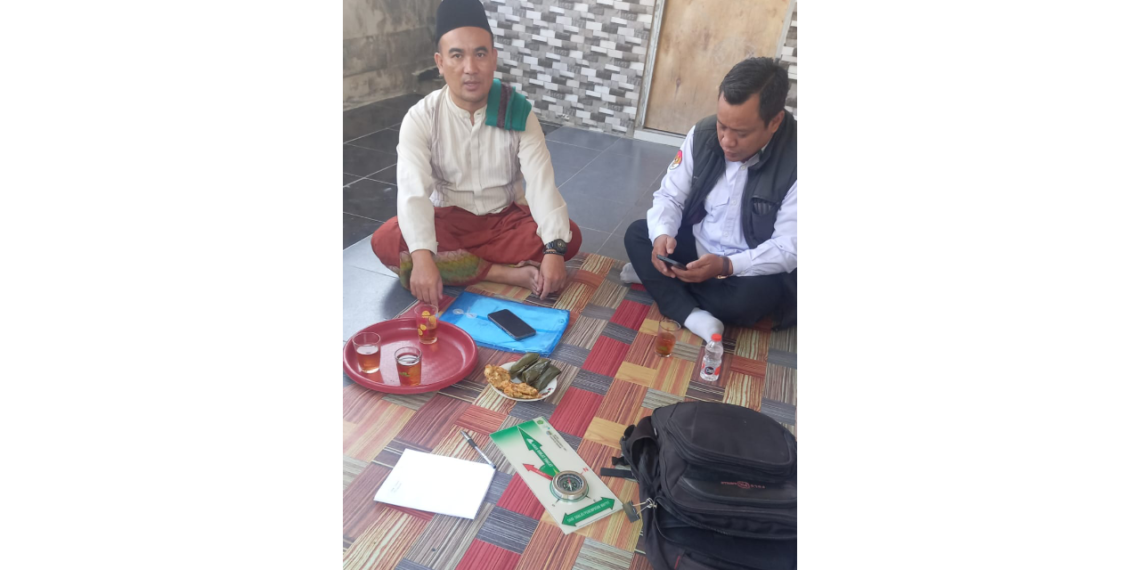 Penyuluh KUA Bojonggenteng Perkuat Edukasi Rashdul Kiblat di Pondok Pesantren Rahmatul Ummah