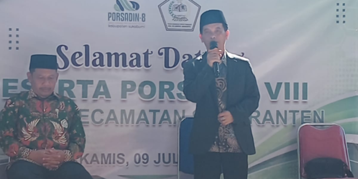 PORSADIN Tingkat Kecamatan Jadi Momentum KUA Sagaranten Sosialisasikan Gerakan Nasional Indonesia Berkiblat