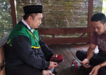Penyuluh KUA Ciemas Intensifkan Edukasi Gerakan Nasional Indonesia Berkiblat kepada Masyarakat