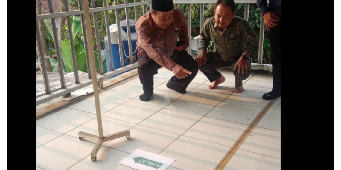 Pengukuran Rashdul Kiblat Buktikan Arah Kiblat Masjid An Nur Kemenag Kabupaten Sukabumi Telah Sesuai