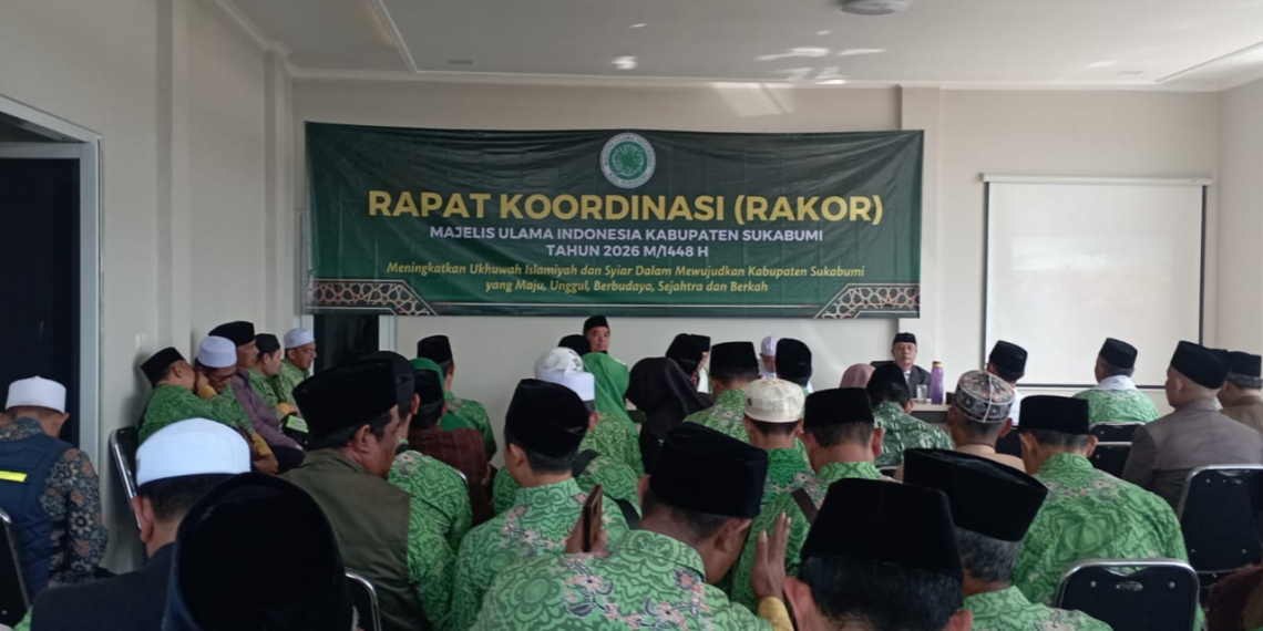 KUA Sukaraja Hadiri Rakor dan Persiapan MUSDA XII MUI Kabupaten Sukabumi