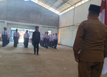 Kepala KUA Bojonggenteng Hadiri Serah Terima Anggota Paskibra Kecamatan, Perkuat Semangat Kebangsaan Generasi Muda