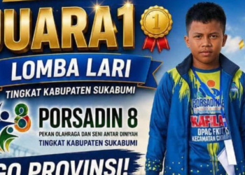 Juara Lomba Lari PORSADIN VIII, Santri Cicurug Siap Wakili Kabupaten Sukabumi ke Tingkat Provinsi