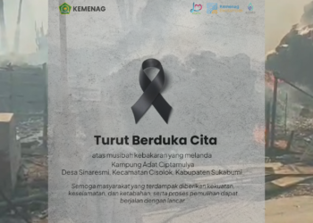 Kemenag Kabupaten Sukabumi Sampaikan Duka Cita atas Musibah Kebakaran di Kampung Adat Kasepuhan Cipta Mulya