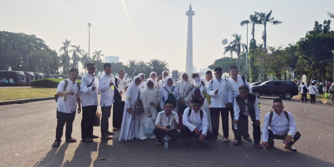 KUA Cidahu Ikuti Zikir dan Doa Kebangsaan di Monas Peringati HUT Ke-81 Kemerdekaan RI