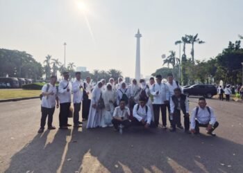 KUA Cidahu Ikuti Zikir dan Doa Kebangsaan di Monas Peringati HUT Ke-81 Kemerdekaan RI