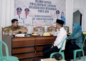 KUA Ciracap Dukung Desa Ujunggenteng dalam Klarifikasi Lapangan Anugerah Desa Mubarakah 2026