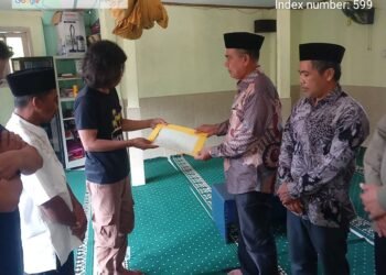 Proses Akta Ikrar Wakaf Masjid Nurul Amal, Penyuluh Agama KUA Cibadak Dukung Penyelamatan Aset Wakaf
