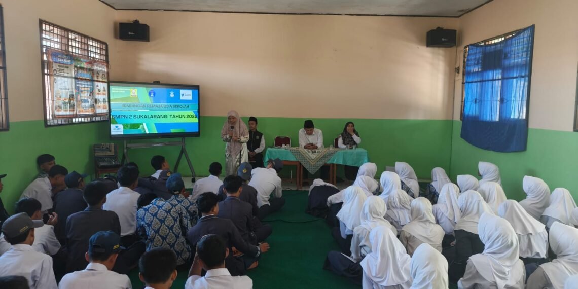 KUA Sukalarang Gelar BRUS di SMPN 2 Sukalarang, Bekali Siswa Hadapi Masa Depan Berkualitas