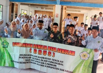 KUA Caringin Bekali Siswa MA Az-Zain melalui Bimbingan Remaja Usia Sekolah