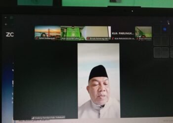 Kemenag Kabupaten Sukabumi Matangkan Pelaksanaan Gerakan Bersih-Bersih Masjid melalui Rapat Koordinasi Daring