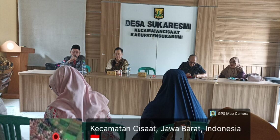 KUA Cisaat Paparkan Program Pencegahan Stunting pada Observasi di Desa Sukaresmi
