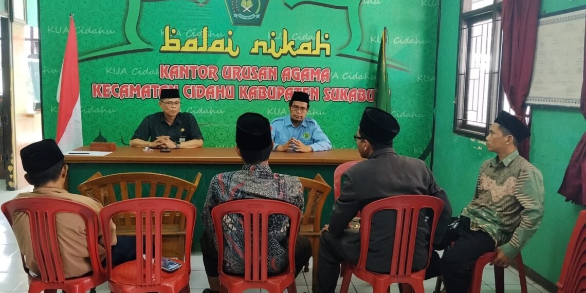 KUA Cidahu Ajak Tokoh Masyarakat Sukseskan GEBER MASJID